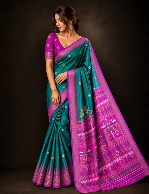Sambalpuri_Silk_Dolabedi_Saree