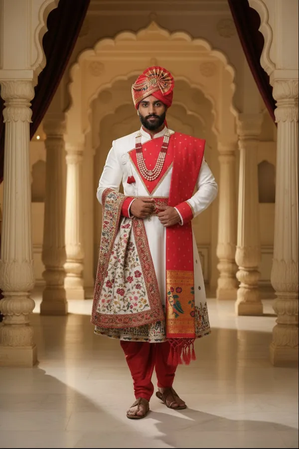 Exclusive_Traditional_Sherwani_With_Stole_Bottom