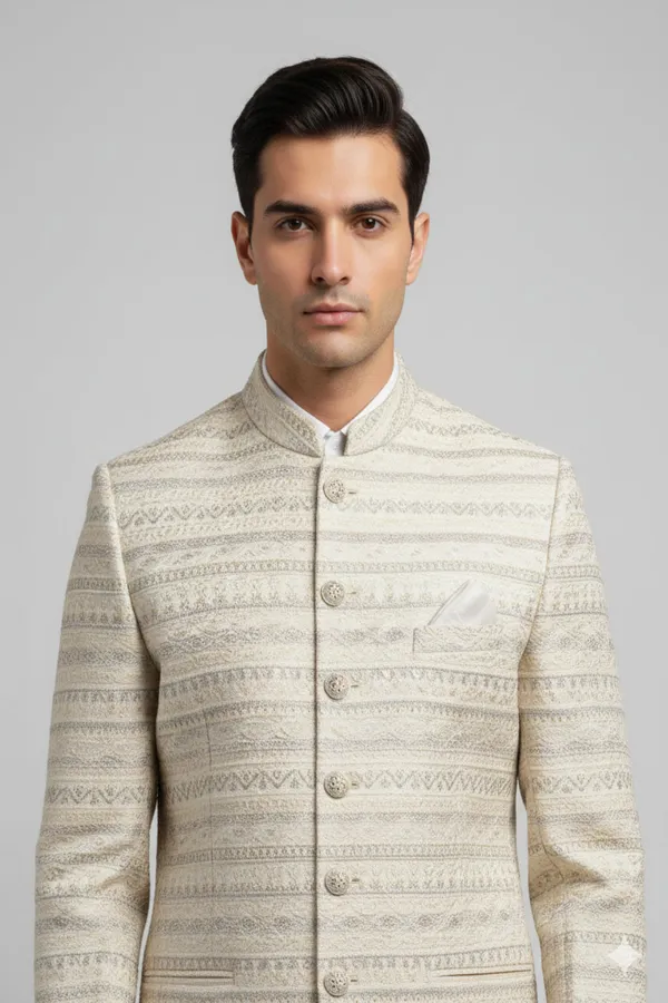 Stitched_Designer_Suit_With_Unstitched_Pant_Fabric_Off_White