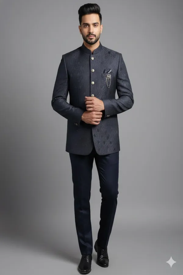 Stitched_Designer_Suit_With_Unstitched_Pant_Fabric_Steel_Grey_Navy