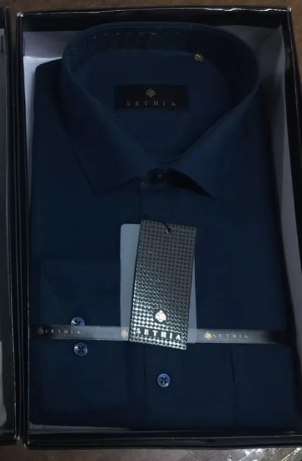 Pudhari_Linen_Shirt_Navy_Blue