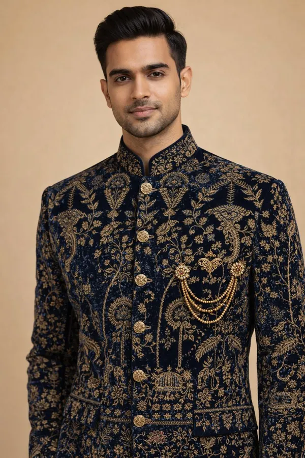 Royal_Black_Gold_Embroidered_Jodhpuri_Suit_For_Men