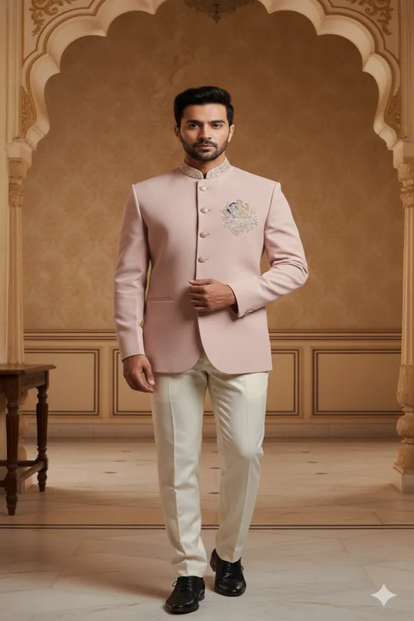 Men_S_Peach_Jacquard_Embroidered_Western_Jodhpuri_Suit
