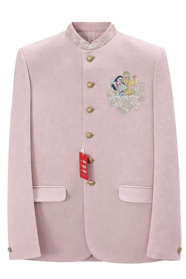 Men_S_Peach_Jacquard_Embroidered_Western_Jodhpuri_Suit