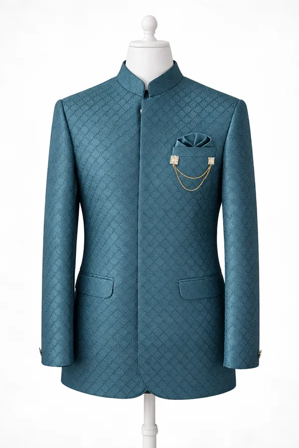Men_S_Teal_Blue_Jacquard_Self_Patterned_Indo_Western_Jacket