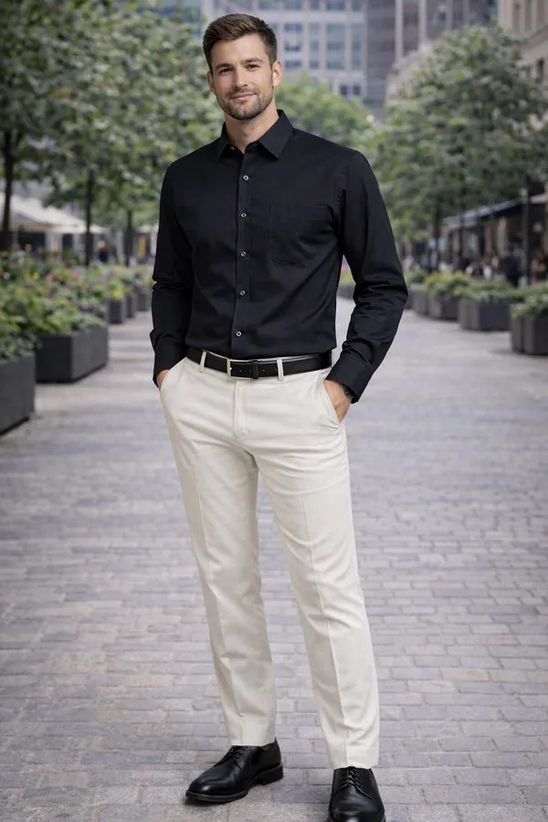 Men_S_Black_Solid_Formal_Shirt