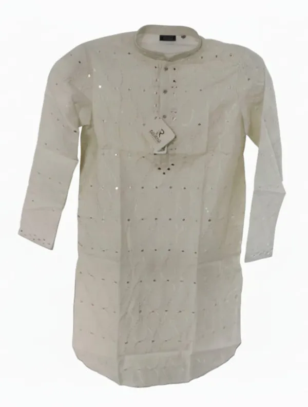 Elegant_Off_White_Embellished_Straight_Kurta_Set_Sequin_Embroidered