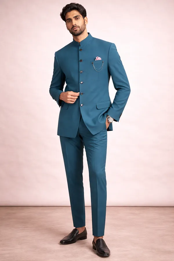 Men_S_Teal_Blue_Designer_Bandhgala_Suit_Wedding_Party_Wear