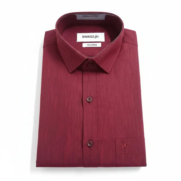 Men_Orange_Formal_Textured_Shirt_Pink