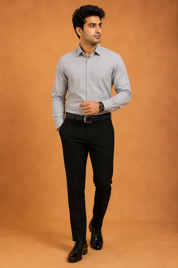 Men_S_Sky_Blue_Checked_Rich_Cotton_Formal_Shirt_Grey