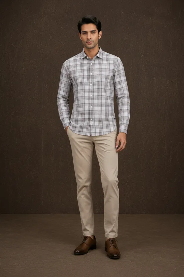 Men_S_Checked_Casual_Shirt_Brown