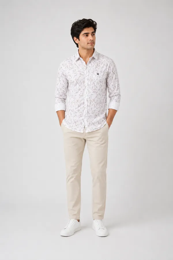 Sky_Leaf_Print_Premium_Casual_Shirt_For_Men_Begie