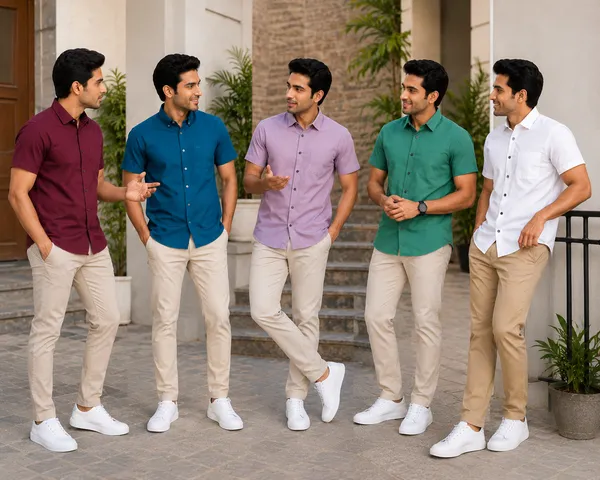 Men_S_Casual_Half_Sleeve_Shirt_Maroon