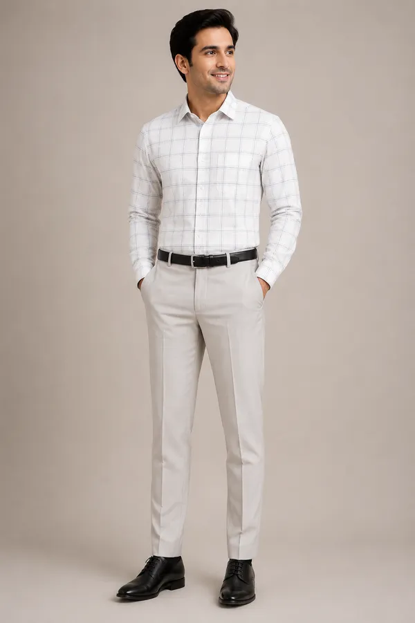 Men_S_Checked_Formal_Shirt_White