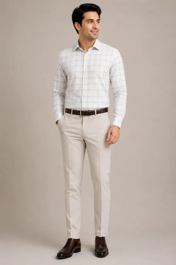 Men_S_Checked_Formal_Shirt_Cream_White