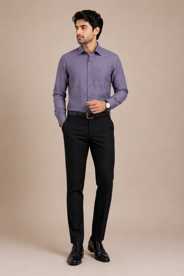 Men_S_Linen_Blend_Formal_Shirt_Purple