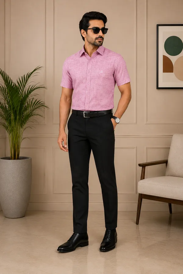 Men_S_Linen_Blend_Formal_Shirt_Pink