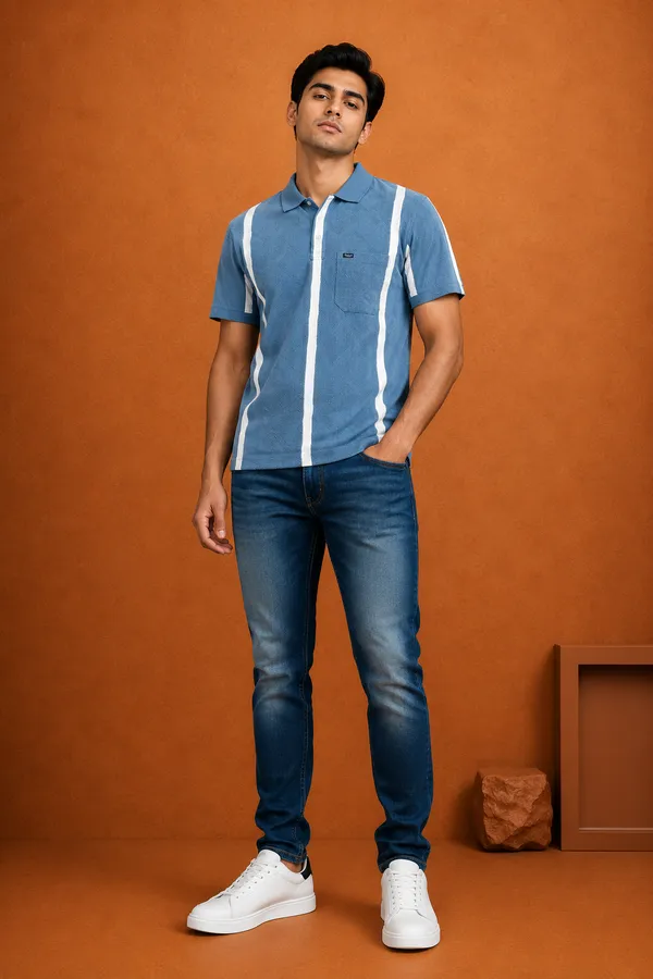 Men_S_Textured_Polo_T_Shirt_With_Vertical_Stripe_Detail_Sky_Blue
