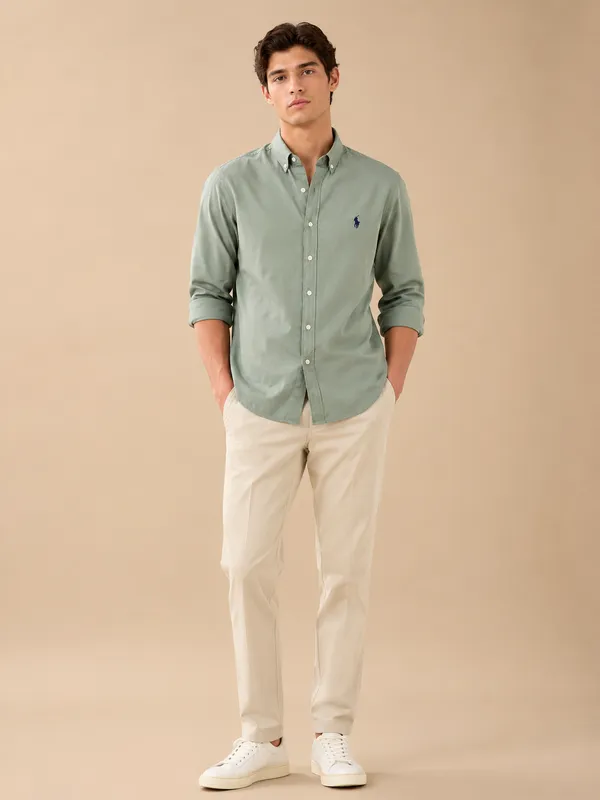 Wine_Casual_Full_Sleeve_Shirt_For_Men_Pistachio_Green