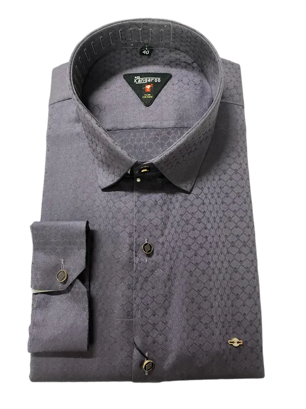Men_S_Olive_Green_And_Grey_Textured_Full_Sleeve_Formal_Shirt_Grey