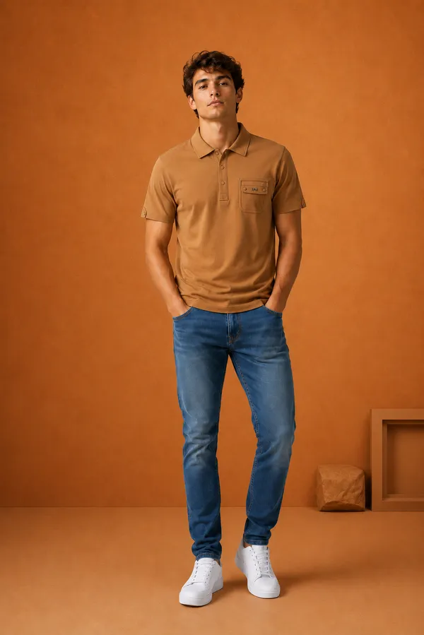 Men_S_Camel_Brown_Polo_T_Shirt_Brown