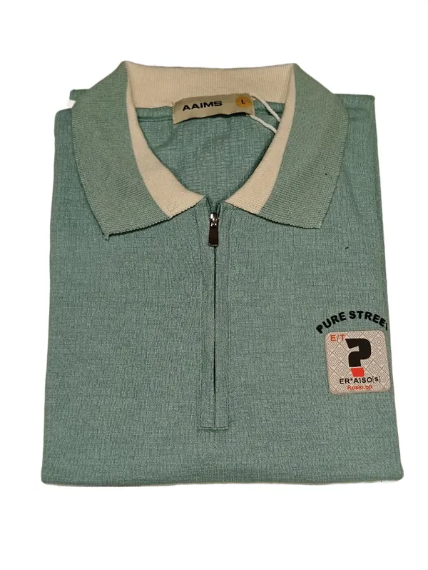 Pure_Street_Sage_Green_Zip_Polo_T_Shirt_For_Men_Ice_Grey