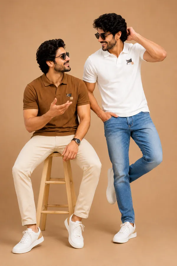 Men_S_Premium_Textured_Polo_T_Shirt_Coffee_Brown_White_3