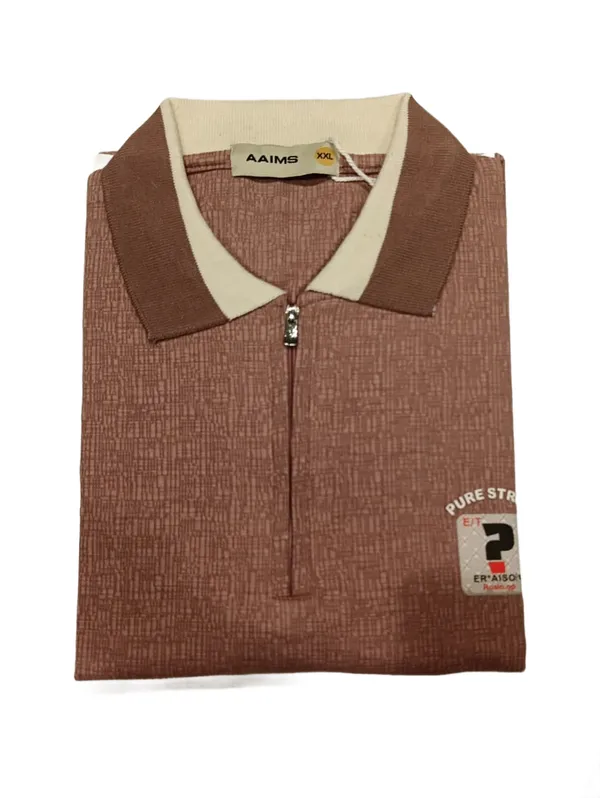 Pure_Street_Textured_Zip_Polo_T_Shirt_Dusty_Rose