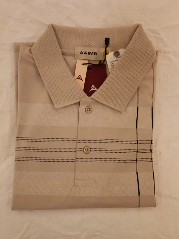 Aaims_Men_S_Purple_Striped_Polo_T_Shirt_Beige