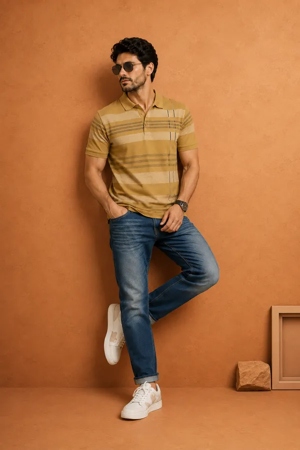 Men_S_Mustard_Gold_Striped_Polo_T_Shirt_Mustard_Yellow