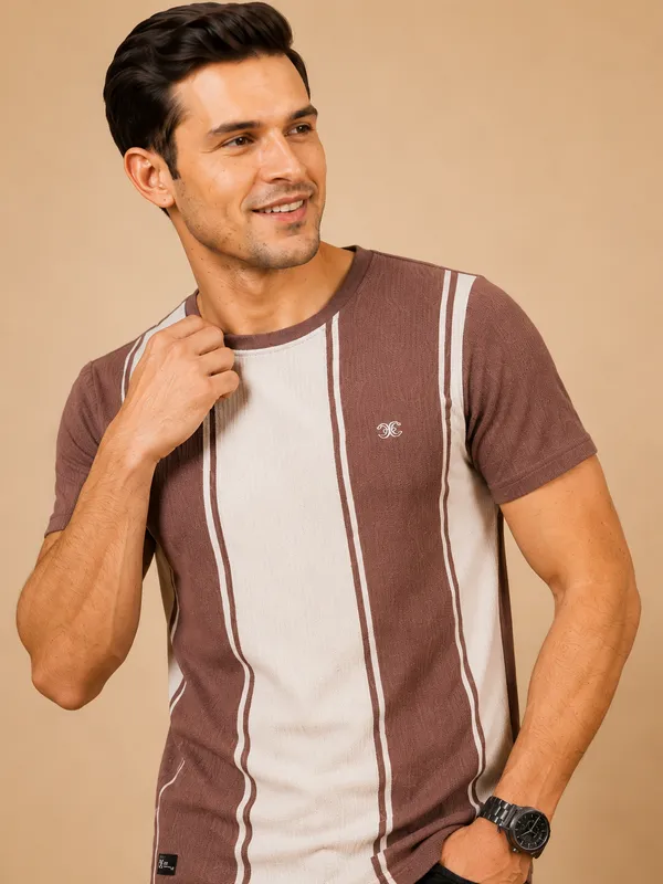 Men_S_Dusty_Rose_Off_White_Vertical_Stripe_Premium_T_Shirt_Dusty_Rose