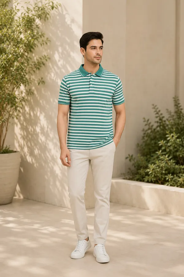 Men_S_Aquqa_Striped_Polo_T_Shirt_Aqua_Teal