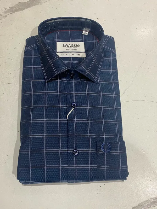 Men_S_Navy_Blue_Checked_Cotton_Formal_Shirt_Classic_Full_Sleeve_Office_Wear_Navy