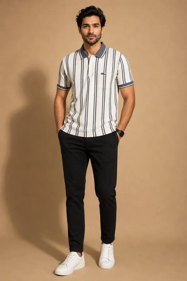 Men_S_Cream_Olive_Vertical_Stripe_Polo_T_Shirt_Grey
