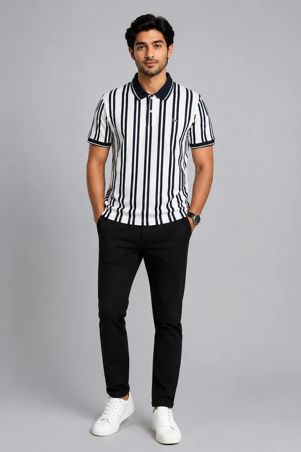 Men_S_Cream_Olive_Vertical_Stripe_Polo_T_Shirt_Navy
