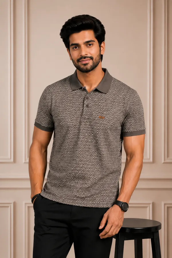 Men_S_Premium_Charcoal_Grey_Printed_Polo_T_Shirt_Soft_Cotton_Blend_Smart_Half_Sleeve_Polo_Light_Grey