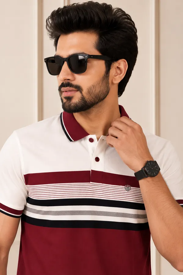 Classic_Burgundy_Stripe_Polo_T_Shirt_For_Men_Maroon