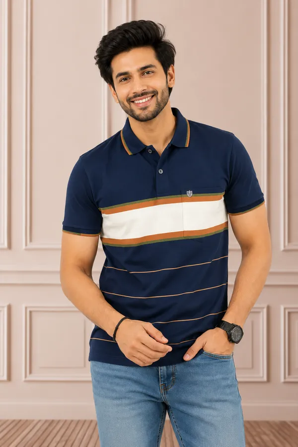 Navy_Horizon_Striped_Polo_T_Shirt_For_Men_Navy