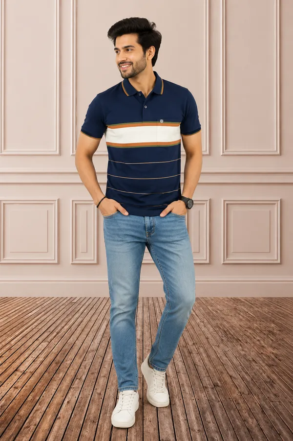 Navy_Horizon_Striped_Polo_T_Shirt_For_Men_Navy