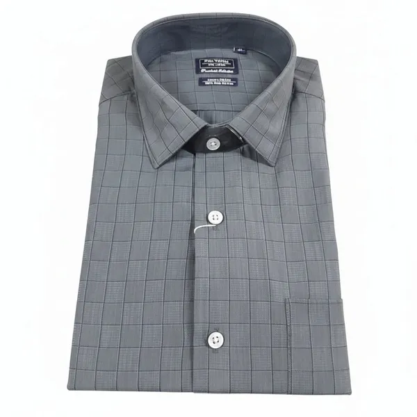 Men_S_Slate_Grey_Checked_Formal_Shirt_Gray