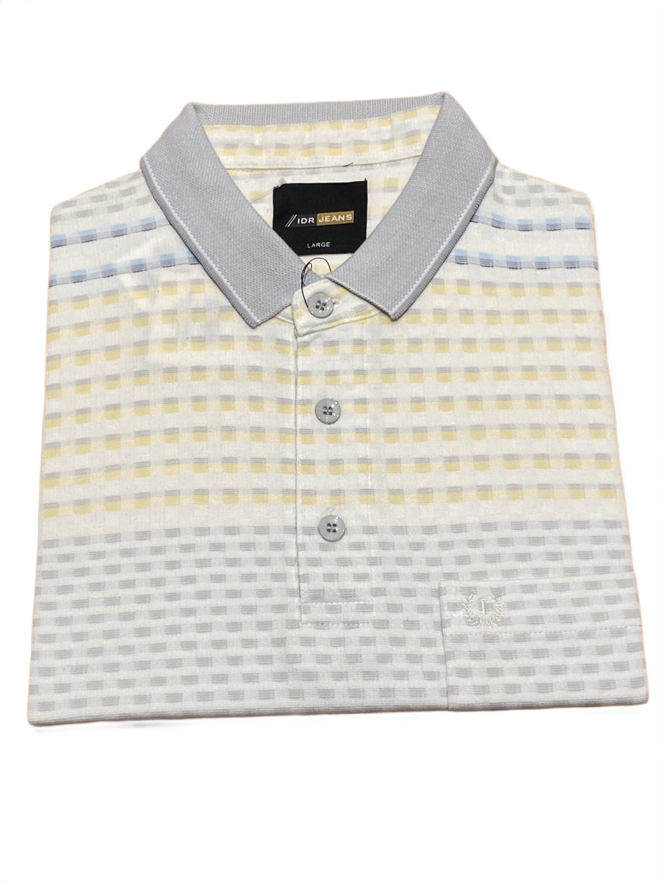 Men_S_Premium_Stripe_Polo_T_Shirt_Cream_Smart_Casual_Collection_Yellow