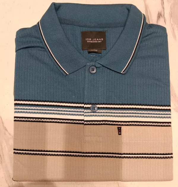 Premium_Men_S_Sky_Blue_Beige_Striped_Polo_T_Shirt_Sky_Blue