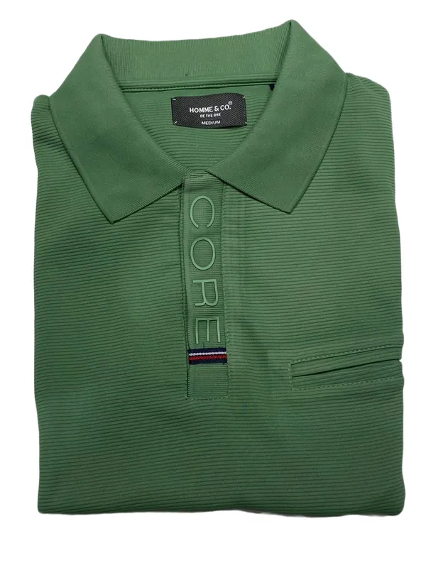 Olive_Green_Textured_Polo_T_Shirt_For_Men_Premiu_Cotton_Blend_Polo_Sage_Green