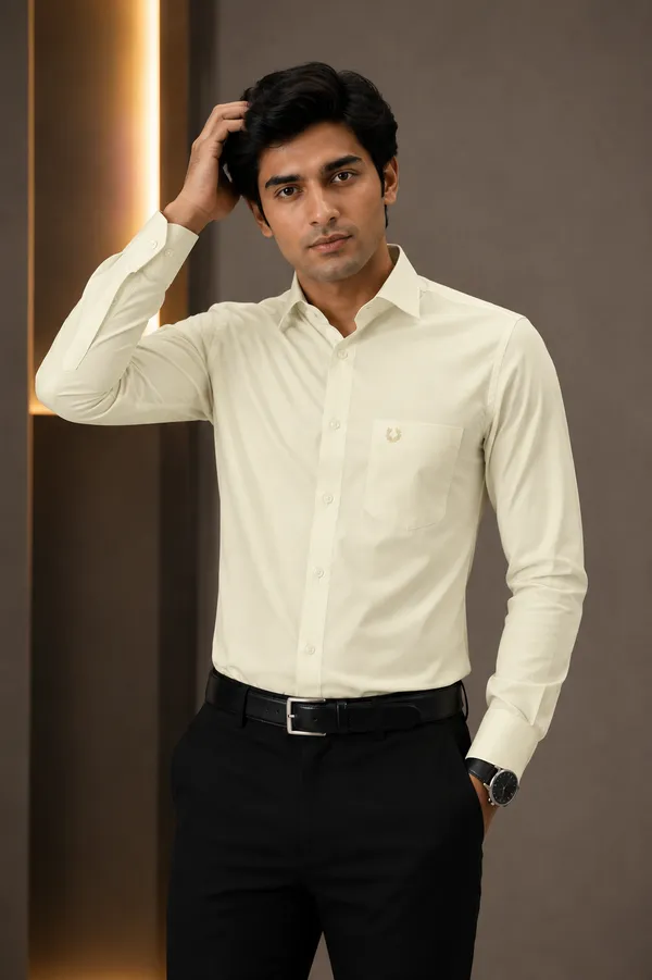 Men_S_Premium_Light_Yellow_Full_Sleeve_Formal_Shirt_Tailored_Fit_Classic_Office_Wear_Light_Yellow
