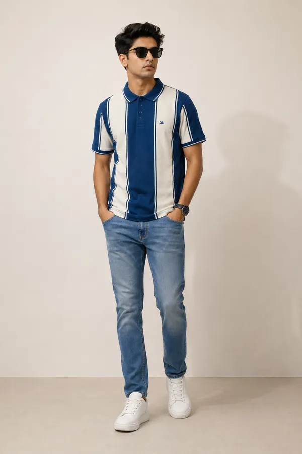 Title_Men_S_Navy_Blue_White_Vertical_Striped_Polo_T_Shirt_11_Navy