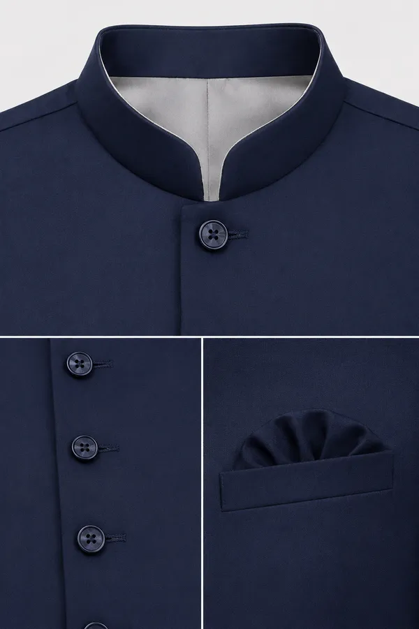 Men_S_Navy_Blue_Solid_Nehru_Jacket_Premium_Ethnic_Waistcoat_For_Weddings_Festive_Wear_Default_Title