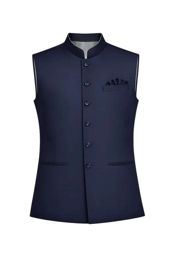 Men_S_Navy_Blue_Solid_Nehru_Jacket_Premium_Ethnic_Waistcoat_For_Weddings_Festive_Wear_Default_Title