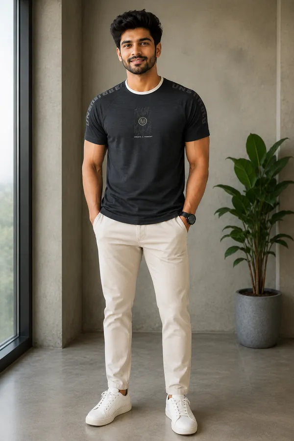 Men_Sl_Textured_Round_Neck_T_Shirt_Premium_Casual_Wear_Gray