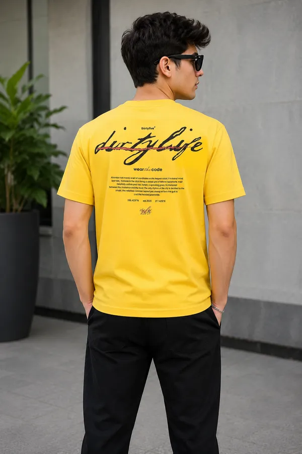 Sunshine_Yellow_Graphic_T_Shirt_Modern_L_Streetwear_Yellow