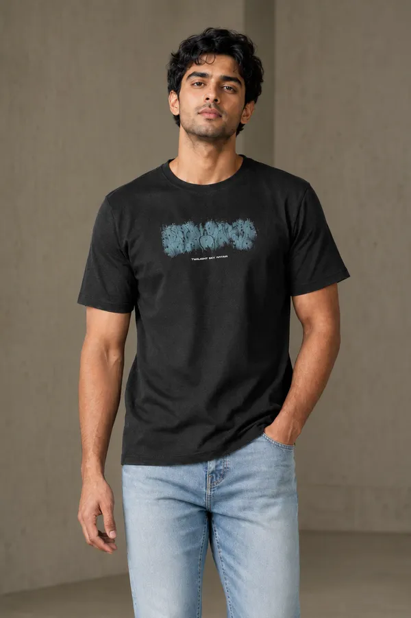 Men_S_Black_Graphic_Print_Round_Neck_T_Shirt_Black